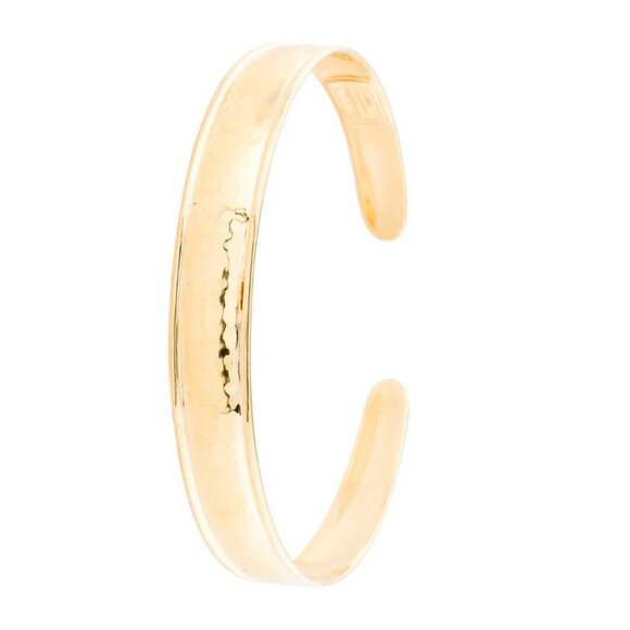 IPPOLITA 18K YELLOW GOD 750 THIN GODDESS CUFF BRACELET - Picture 2 of 6